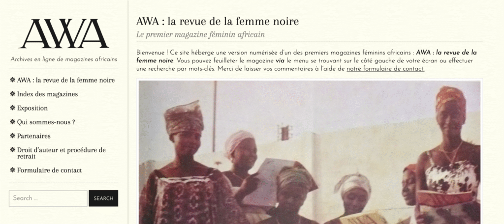 awa magazine femmes noires