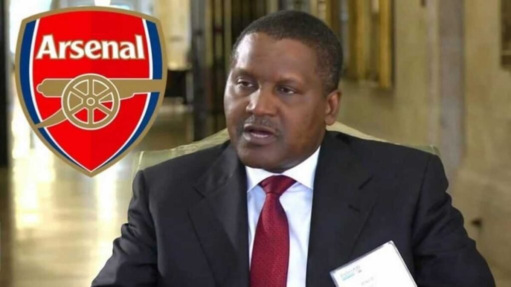 aliko dangote rachat club arsenal