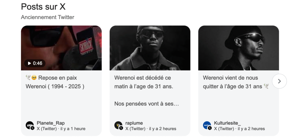 mort de werenoi