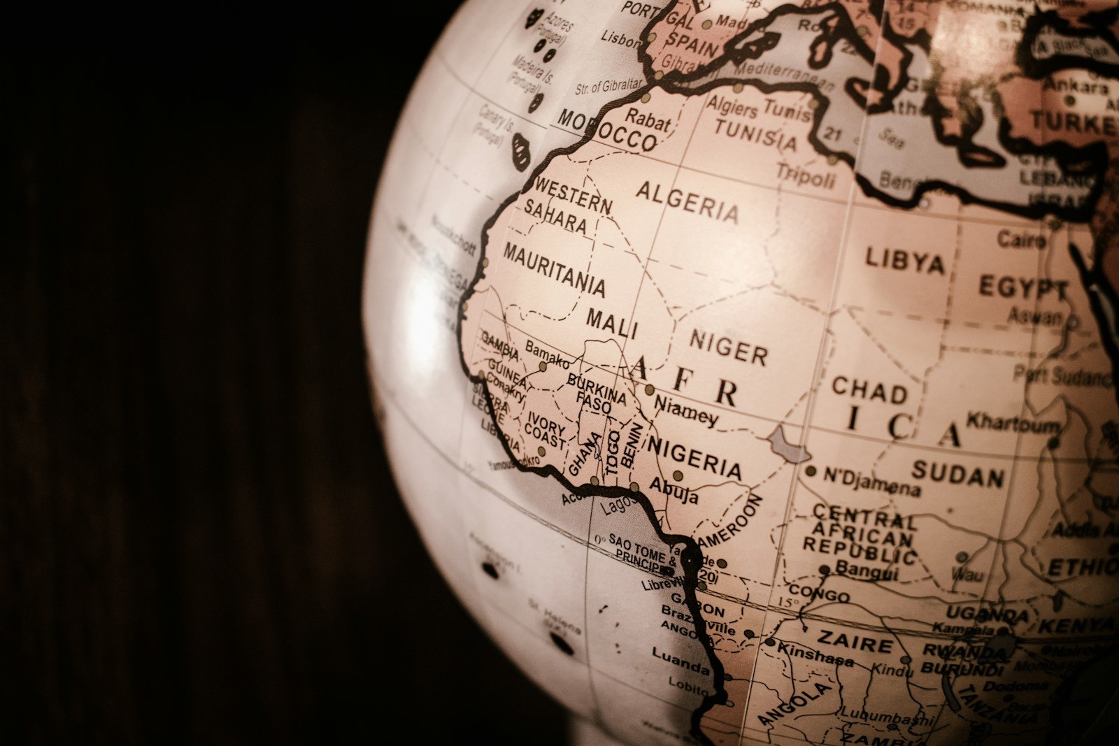 superficie de l'Afrique