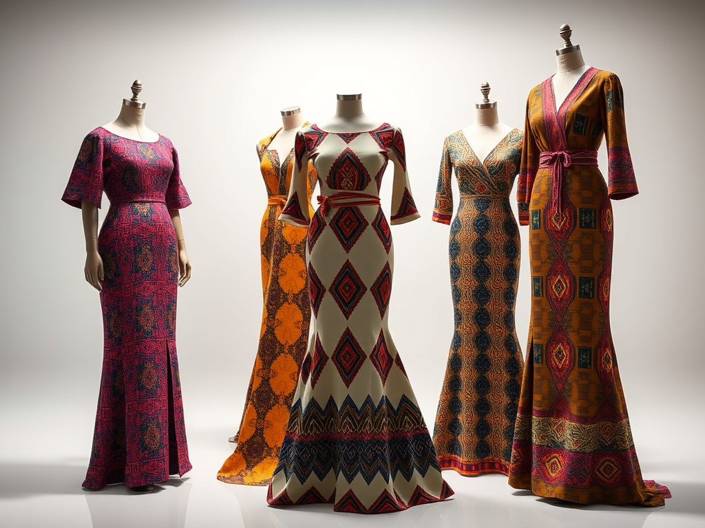Modèle robe wax longue : Guide complet 2025