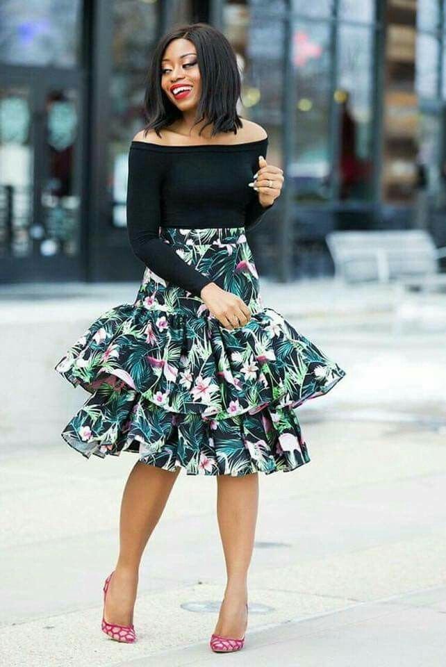 modèle jupe wax