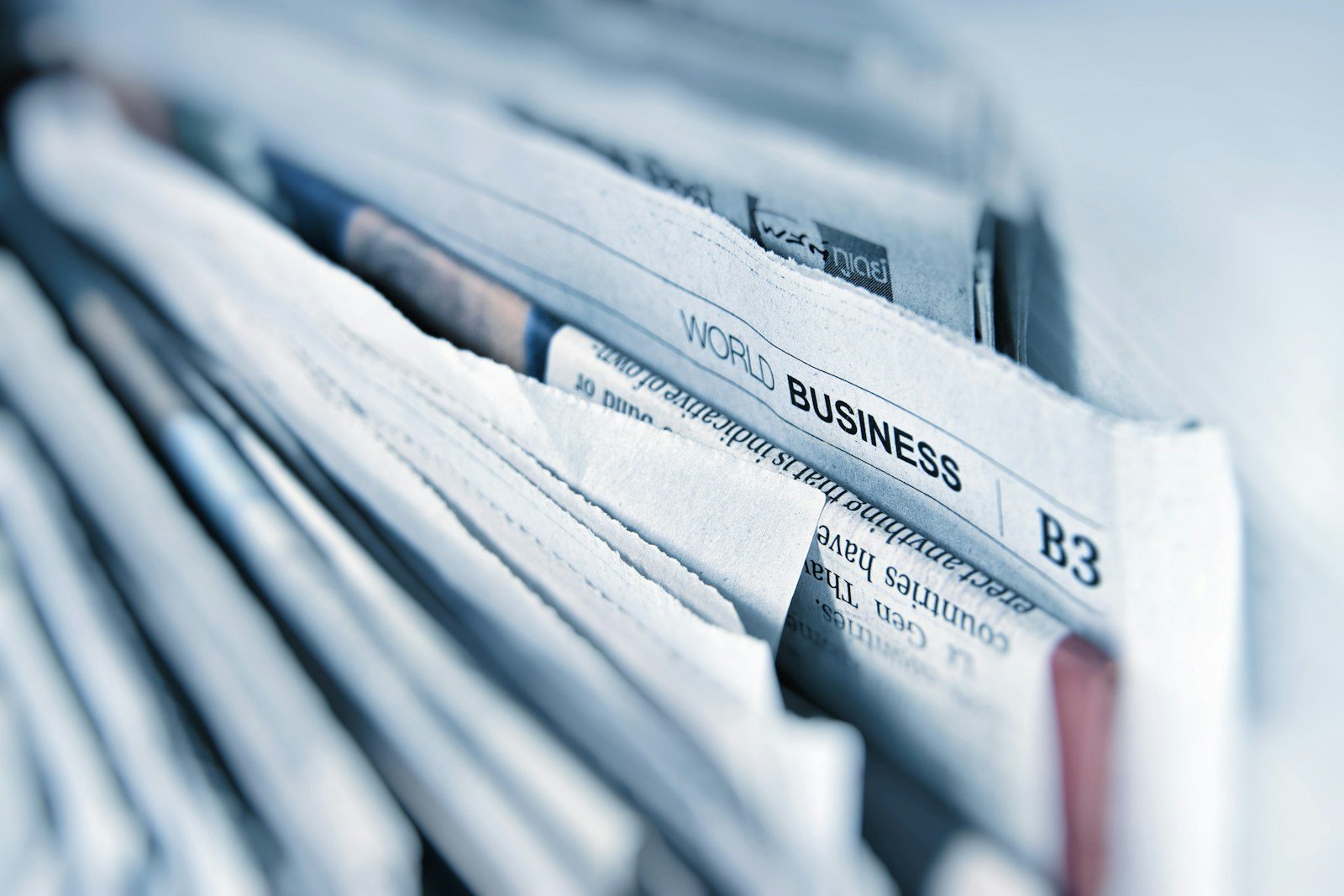 Business newspaper article - magazine afro