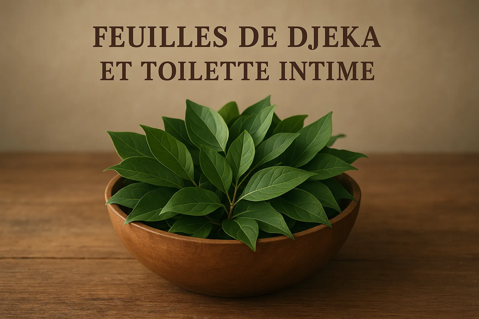 feuilles de djeka pour la toilette intime melanin stories