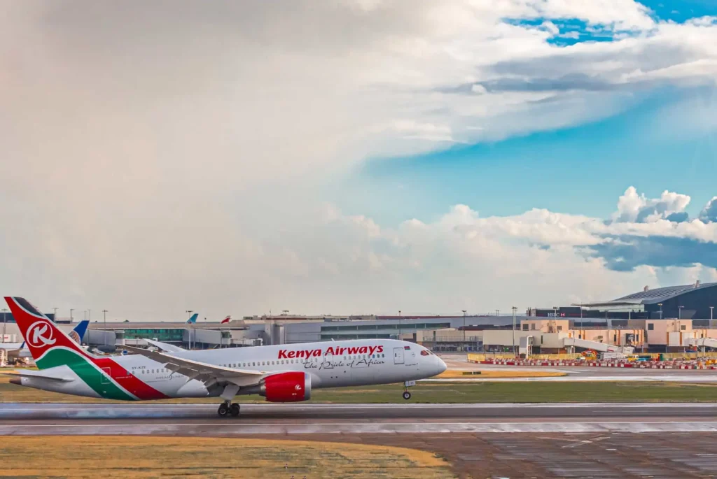 kenya airways enregistrement