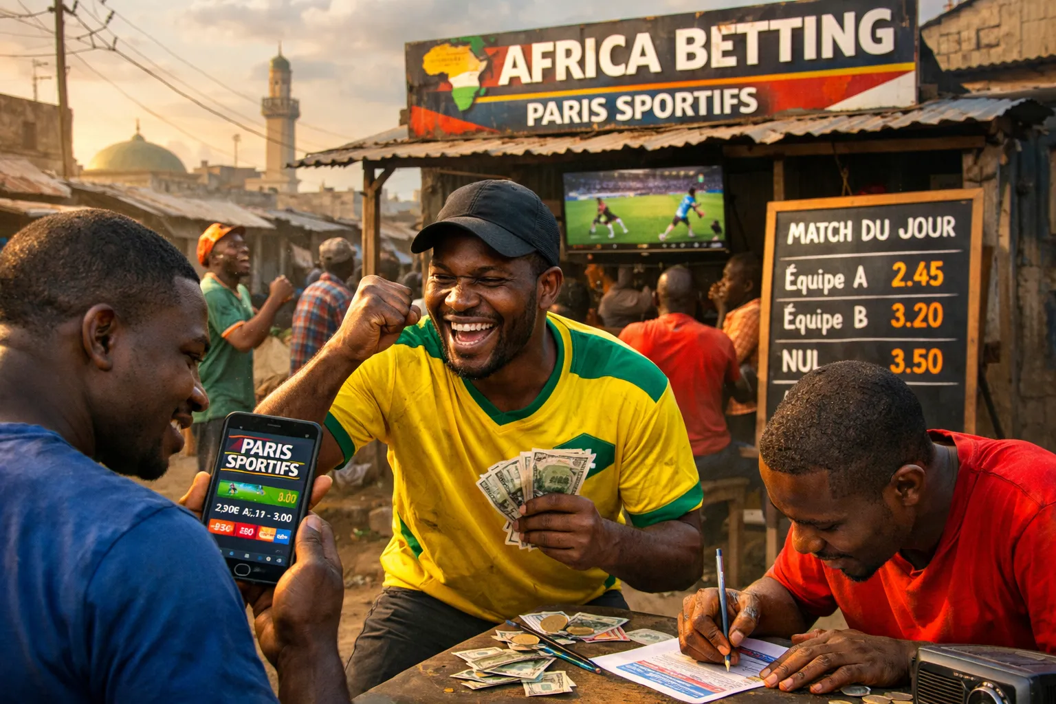 Paris sportifs en Afrique - melanin stories