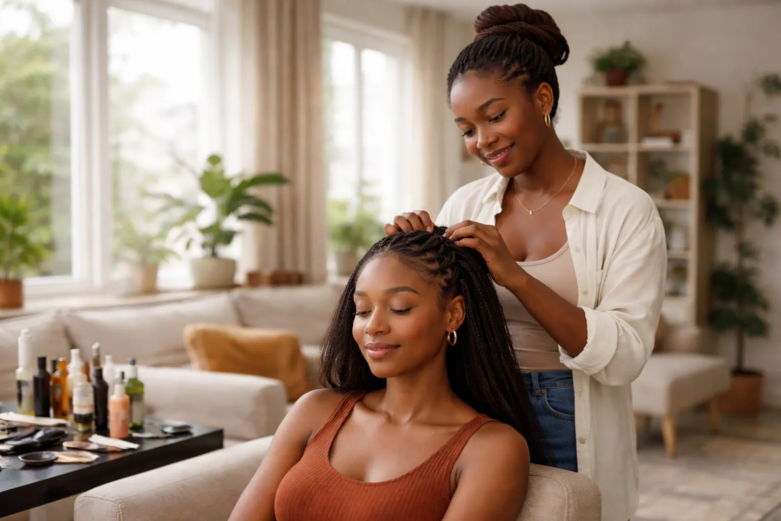 coiffeuse afro à domicile